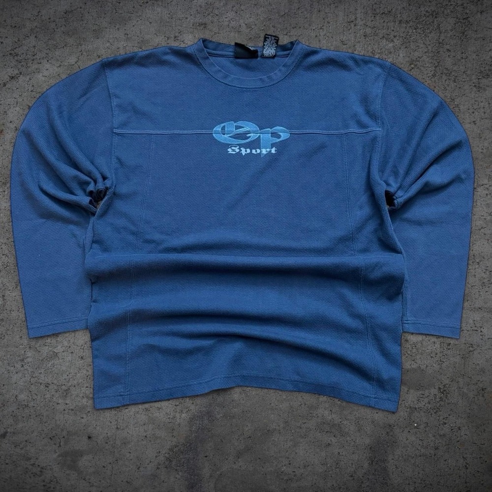 Vintage 00's Ocean Pacific Sport Thermal Long Sleeve Size XL Surf Skate Y2K